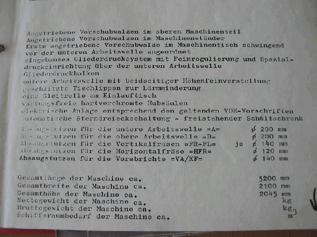 Hobelmaschine / Kehlmaschine  REX HOMS-310 K