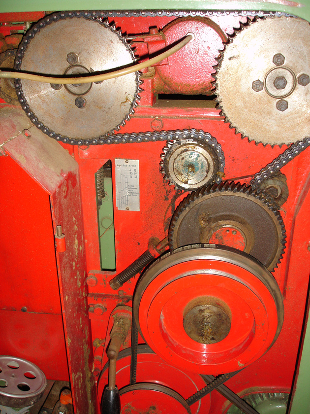 Breithobelmaschine Bauholz-Hobelmaschine Kupfermühle Vuin 605