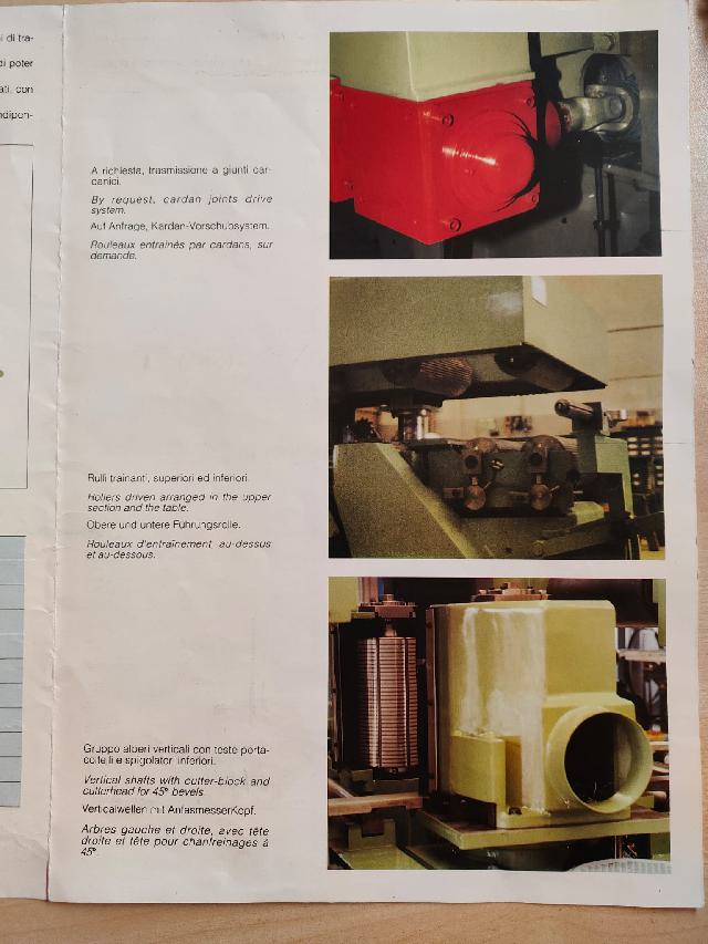 Planer & moulder  Pisano Ultra Olon 400